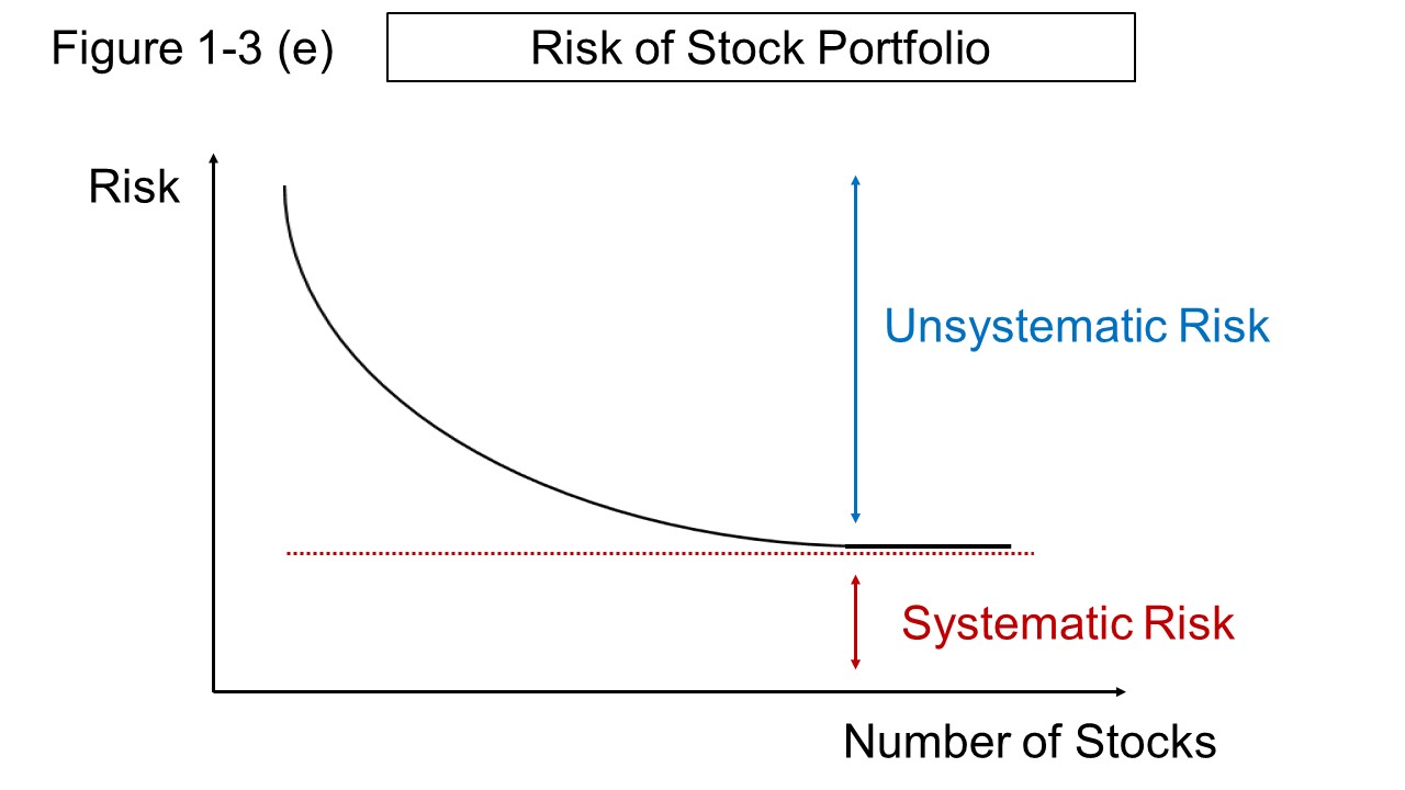 Figure 1-3 (e) Risk of Stock Portfolio